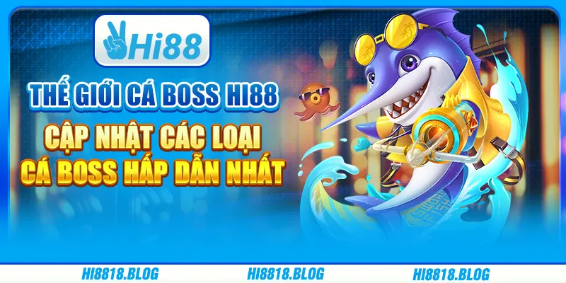 Thế Giới Cá Boss Hi88 Cập Nhật Các Loại Cá Boss Hấp Dẫn Nhất
