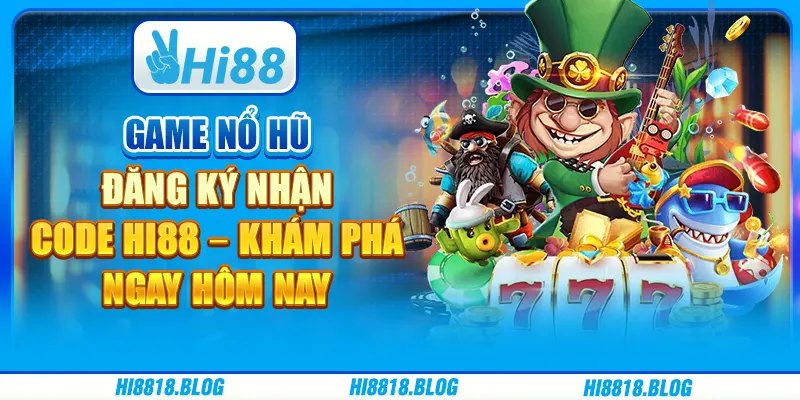 Game Nổ Hũ Đăng Ký Nhận Code Hi88 – Khám Phá Ngay Hôm Nay