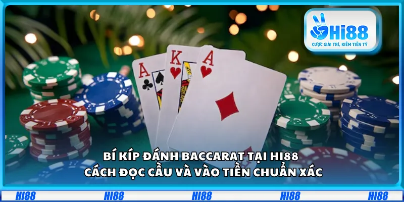 Bí kíp đánh Baccarat tại Hi88 – Cách đọc cầu và vào tiền chuẩn xác